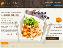 Tablet Screenshot of foodpic.net